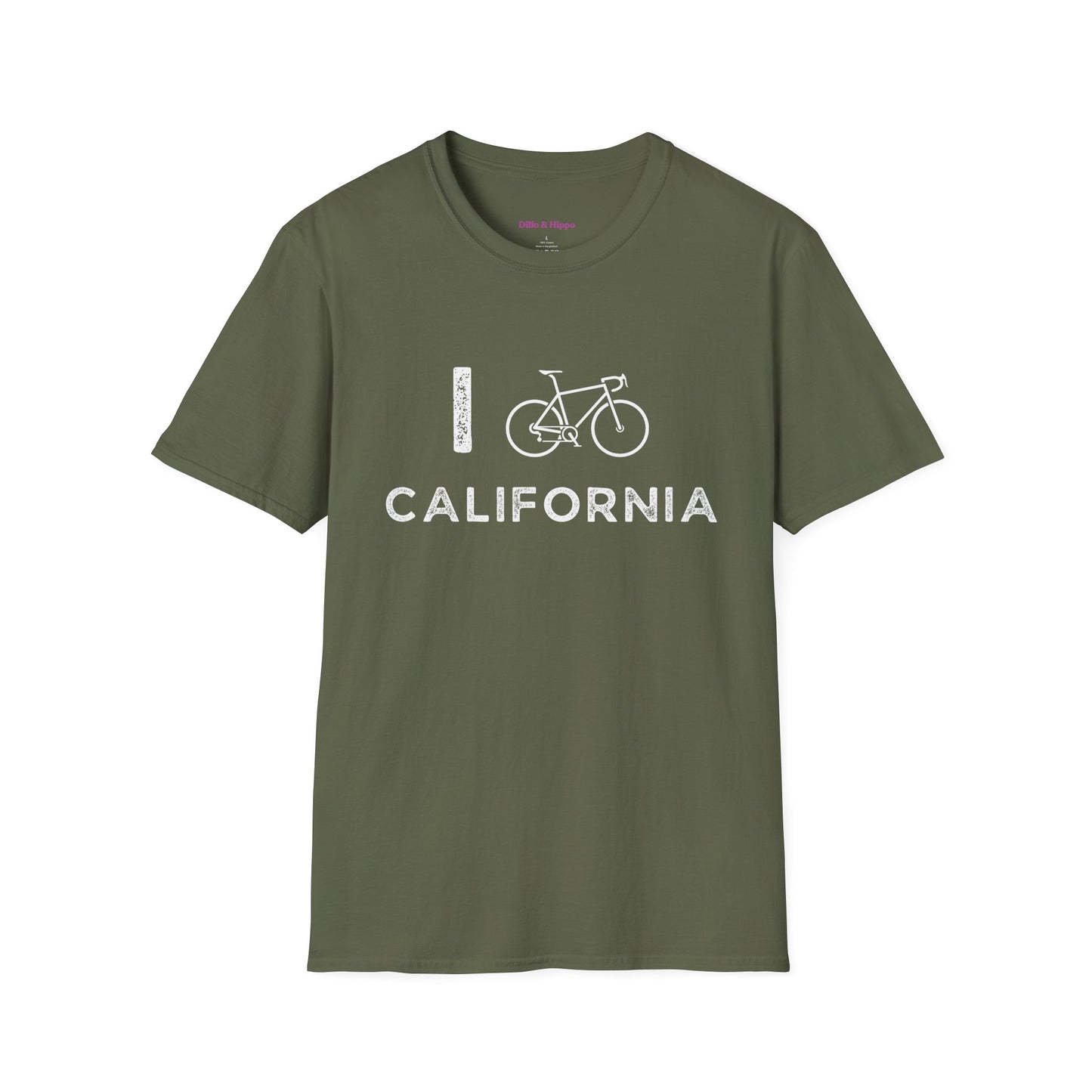 I (Road) Bike California // Unisex Softstyle T-Shirt