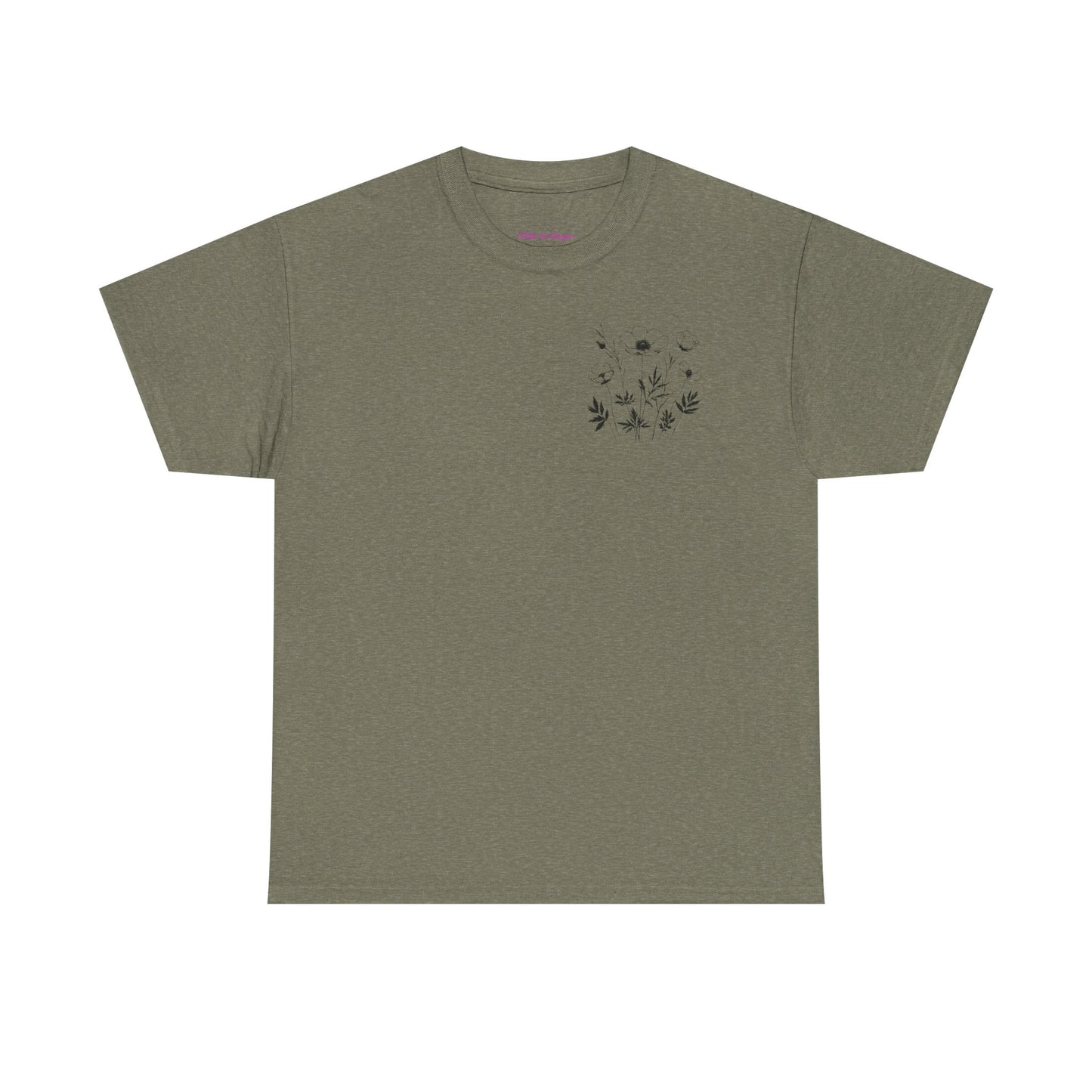 We're Rooting For You - Flowers // Unisex Heavy Cotton Tee - Perfect for Everyday Comfort