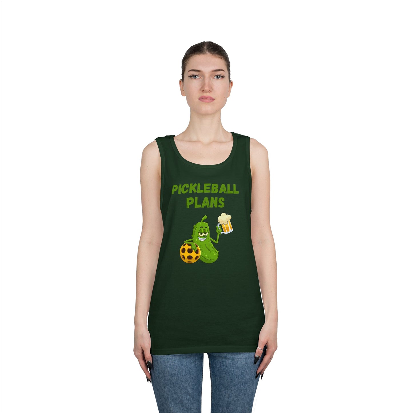 Pickleball Plans // Unisex Heavy Cotton Tank Top