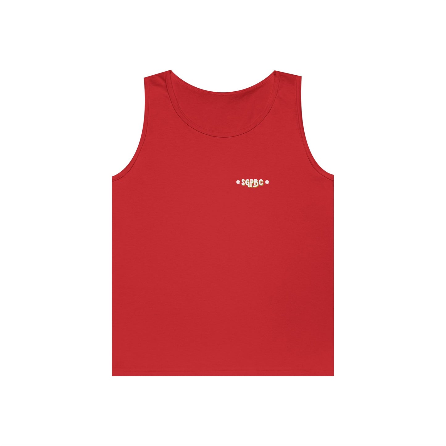 SGPBC // White // Unisex Heavy Tank Top