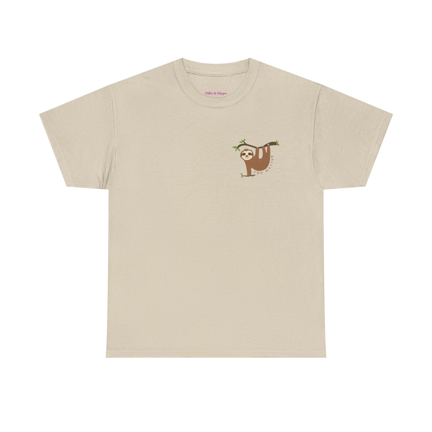 Keep Hangin' On - Sloth // Unisex Heavy Cotton Tee - Motivational