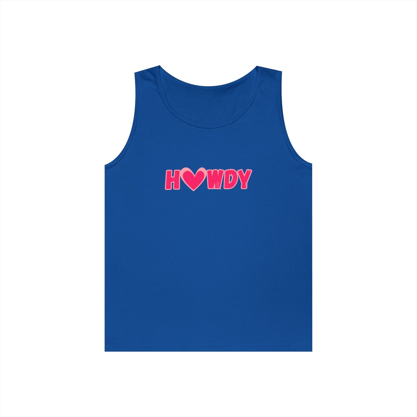 H<3wdy // Unisex Heavy Cotton Tank Top - Trendy Summer Wear for Fun and Relaxation