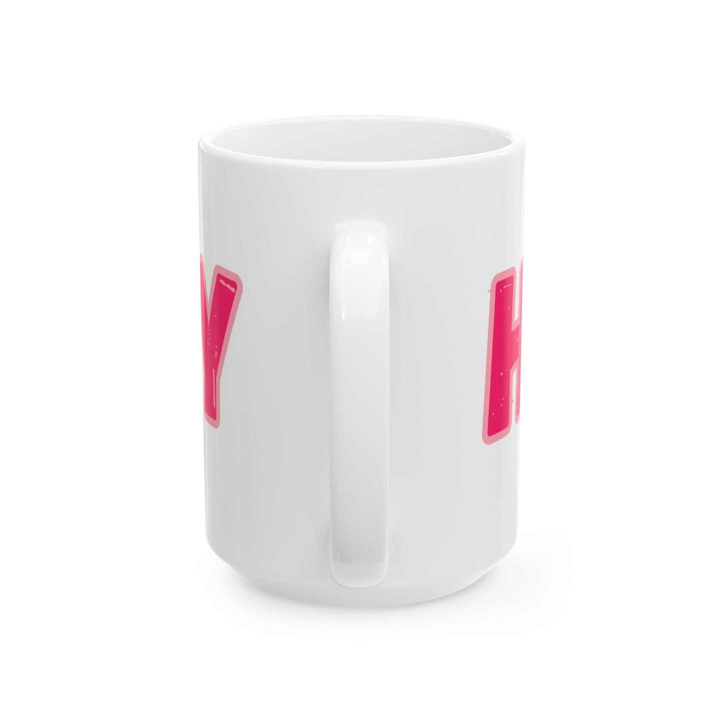 H<3WDY // Ceramic Mug, (11oz, 15oz)
