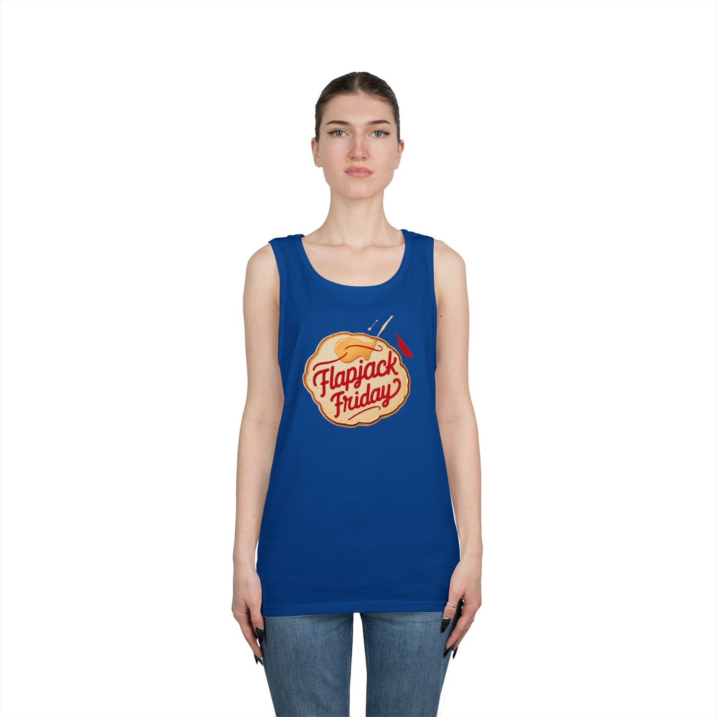 Flapjack Friday // Unisex Heavy Cotton Tank Top