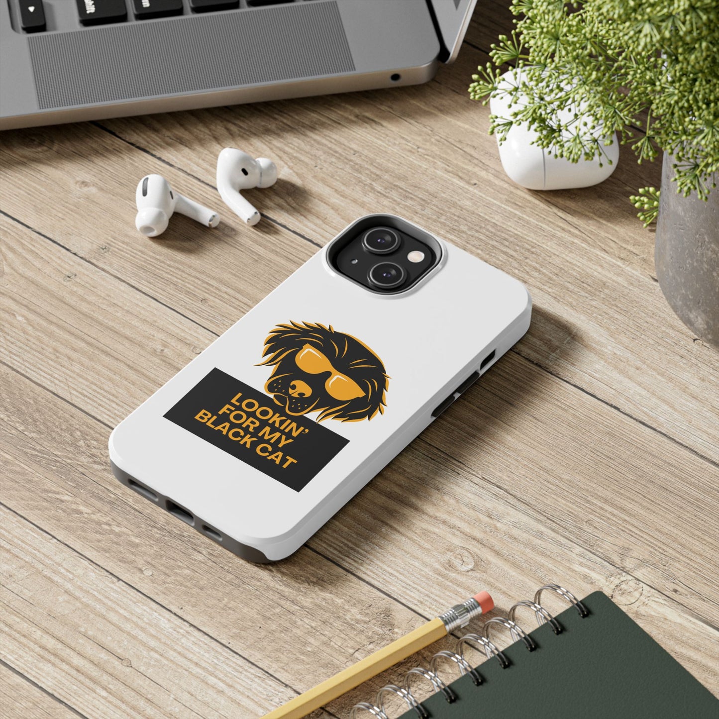 Lookin' For My Black Cat // Phone Case