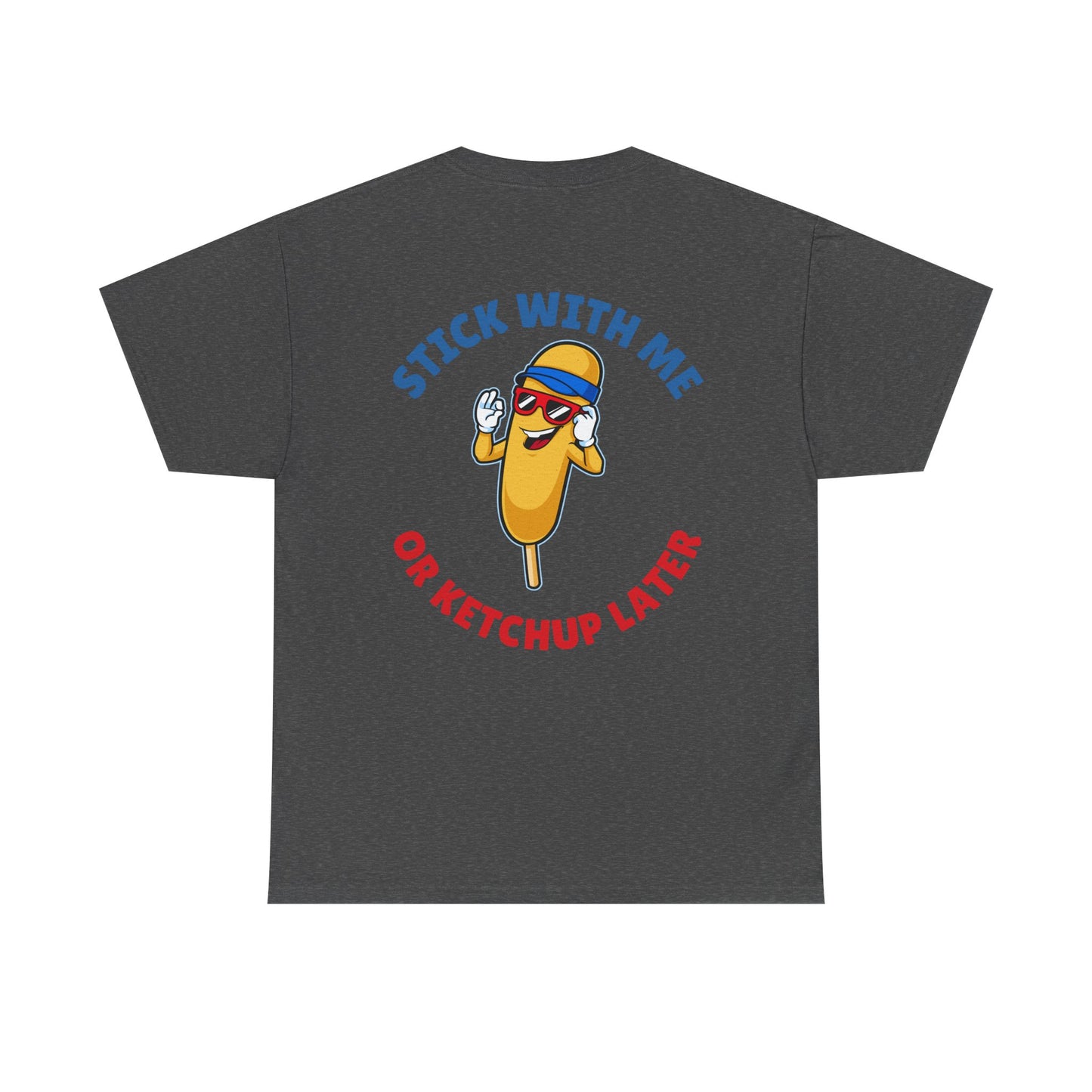 Funny Corndog Season // Unisex Heavy Cotton Tee | Perfect for Food Lovers and Festivals