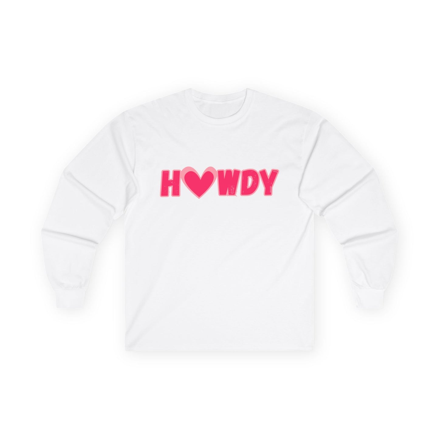 H<3wdy // Heart Long Sleeve Tee – Unisex Ultra Cotton Shirt for Casual Style