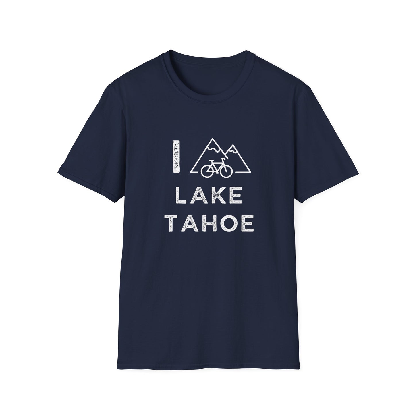 I (Mountain) Bike Lake Tahoe // Unisex Softstyle T-Shirt