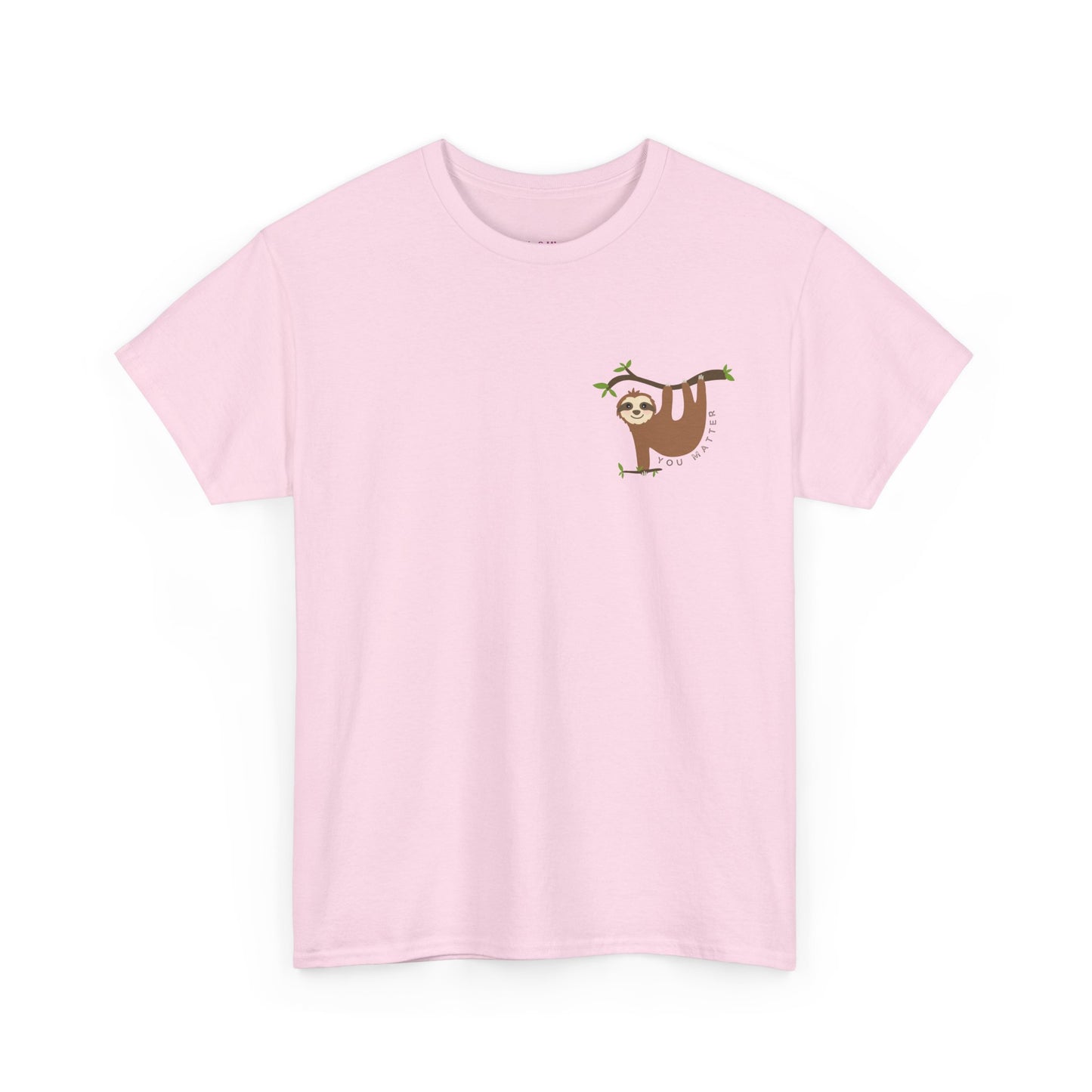 Keep Hangin' On - Sloth // Unisex Heavy Cotton Tee - Motivational