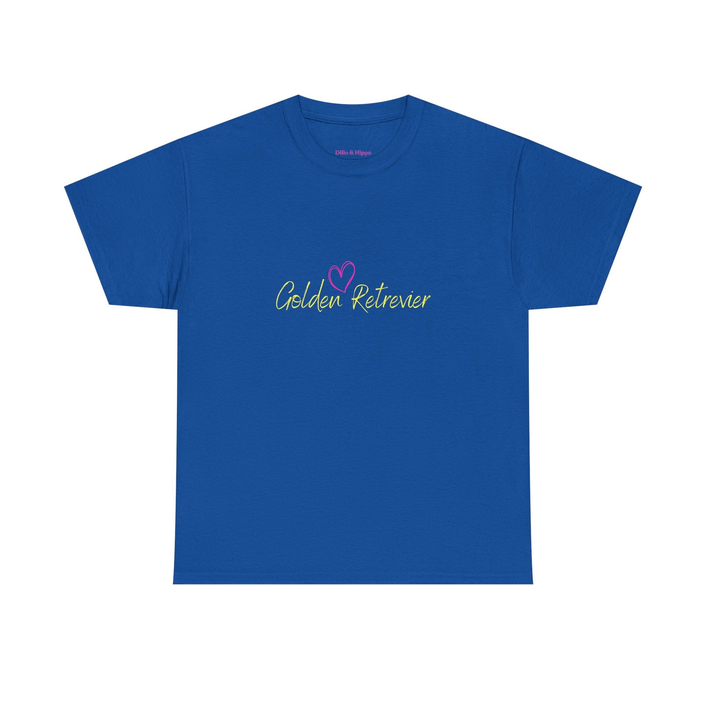 Golden Retriever Woofin' For My Black Cat // Unisex Heavy Cotton Tee - Relationship Dynamics