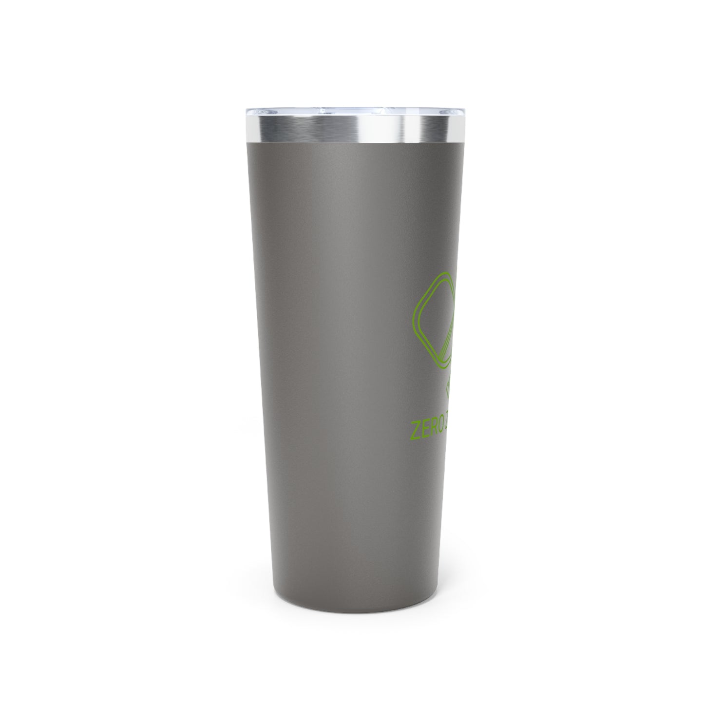 Zero Zero Two Pickleball // Copper Vacuum Insulated Tumbler, 22oz - Blue Text