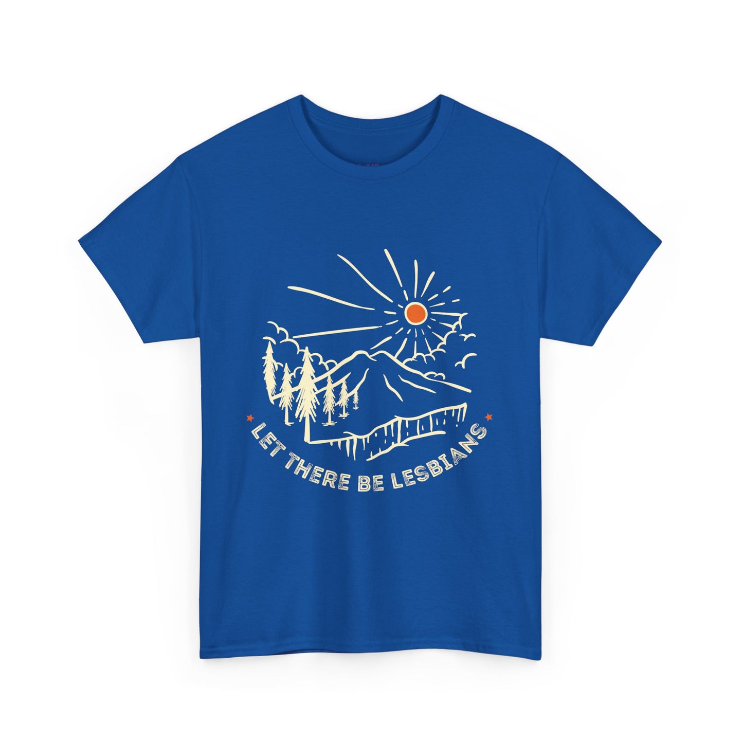 Let There Be Lesbians // Unisex Heavy Cotton Tee - Pride Fashion Statement T-Shirt
