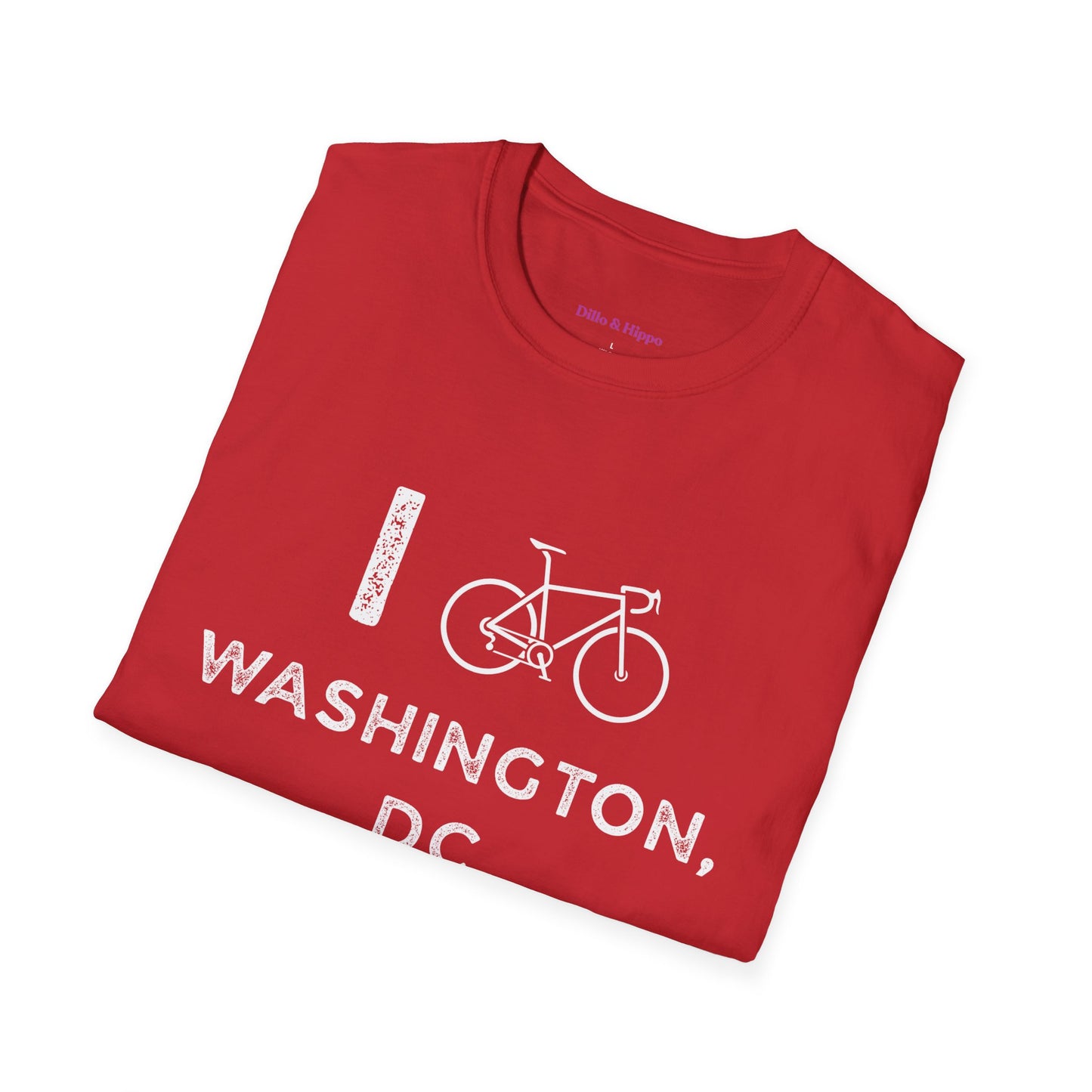 I (Road) Bike Washington, DC // Unisex Softstyle T-Shirt