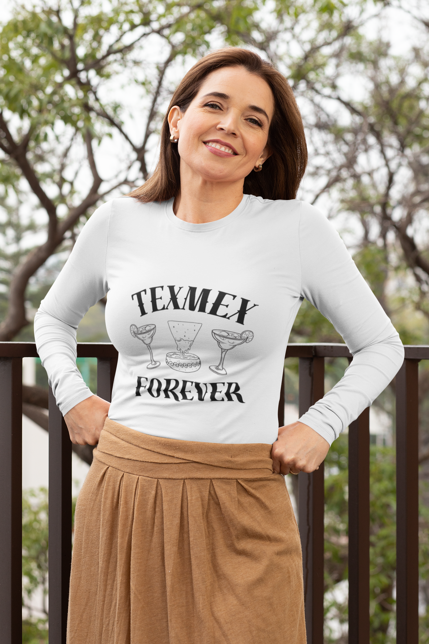 Tex-Mex Forever - Ritas & Queso // Unisex Long Sleeve Tee - Perfect for Food Lovers and Party Enthusiasts