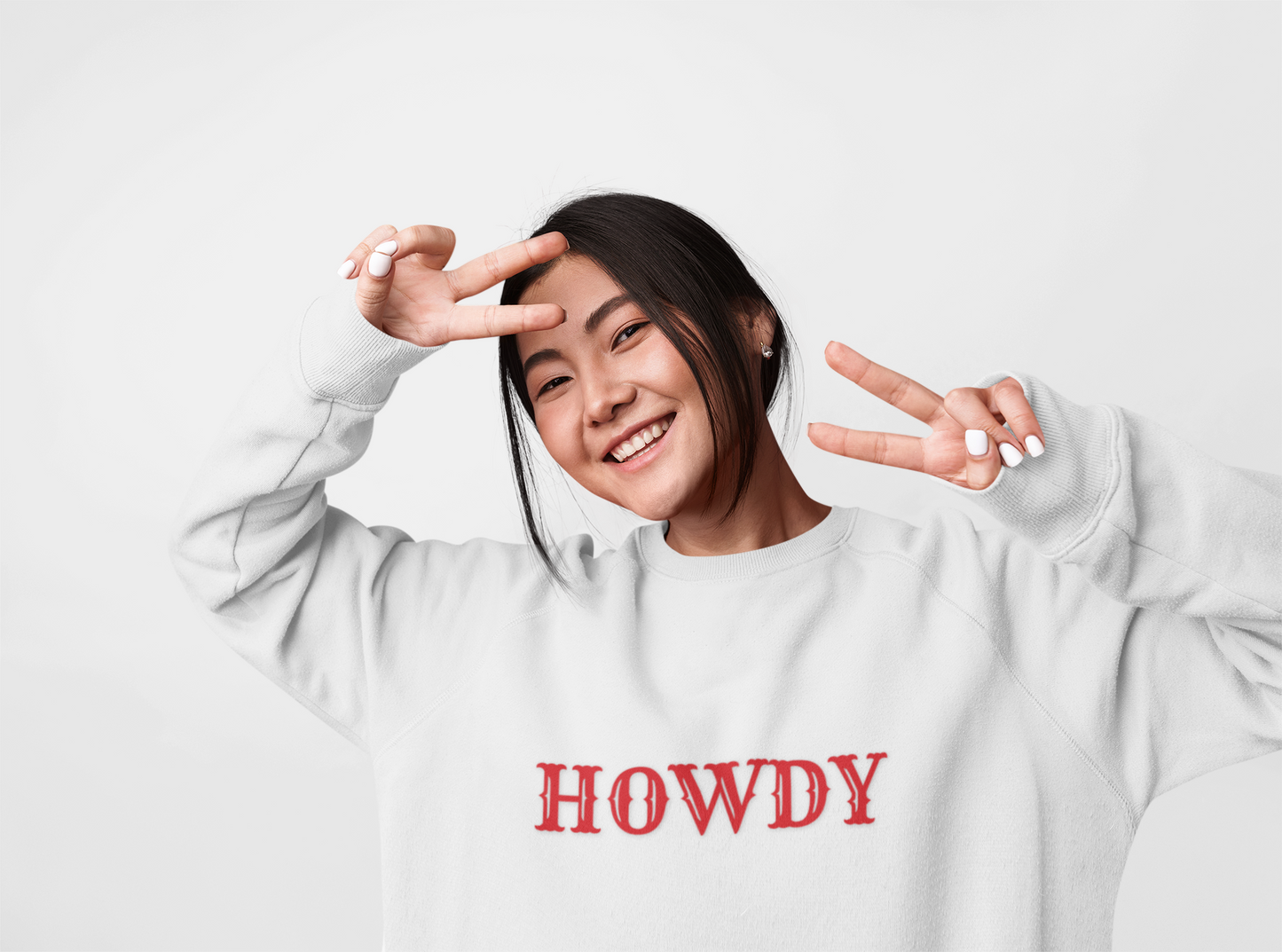 Howdy // Unisex Midweight Softstyle Fleece Crewneck Sweatshirt
