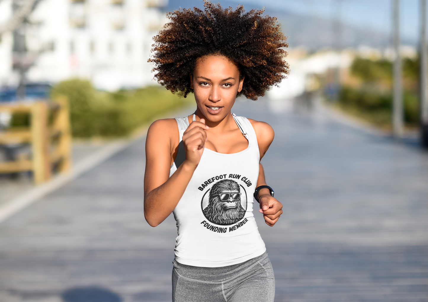 Barefoot Run Club Founding Member // Unisex Heavy Cotton Tank Top