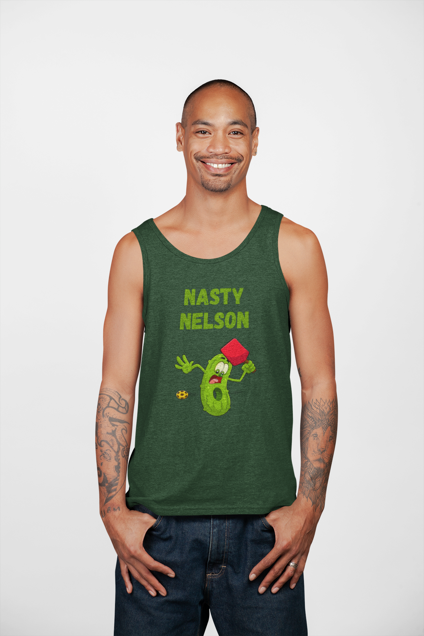 Pickleball // Nasty Nelson // Unisex Heavy Cotton Tank Top