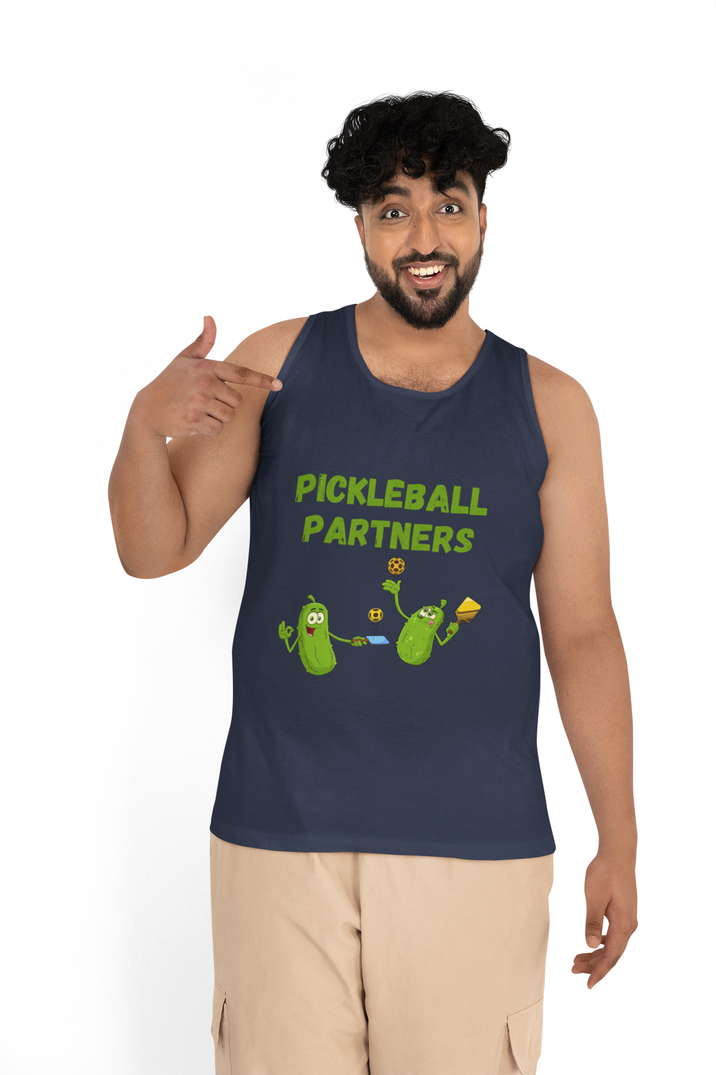 Pickleball Partners 1 // Unisex Heavy Cotton Tank Top