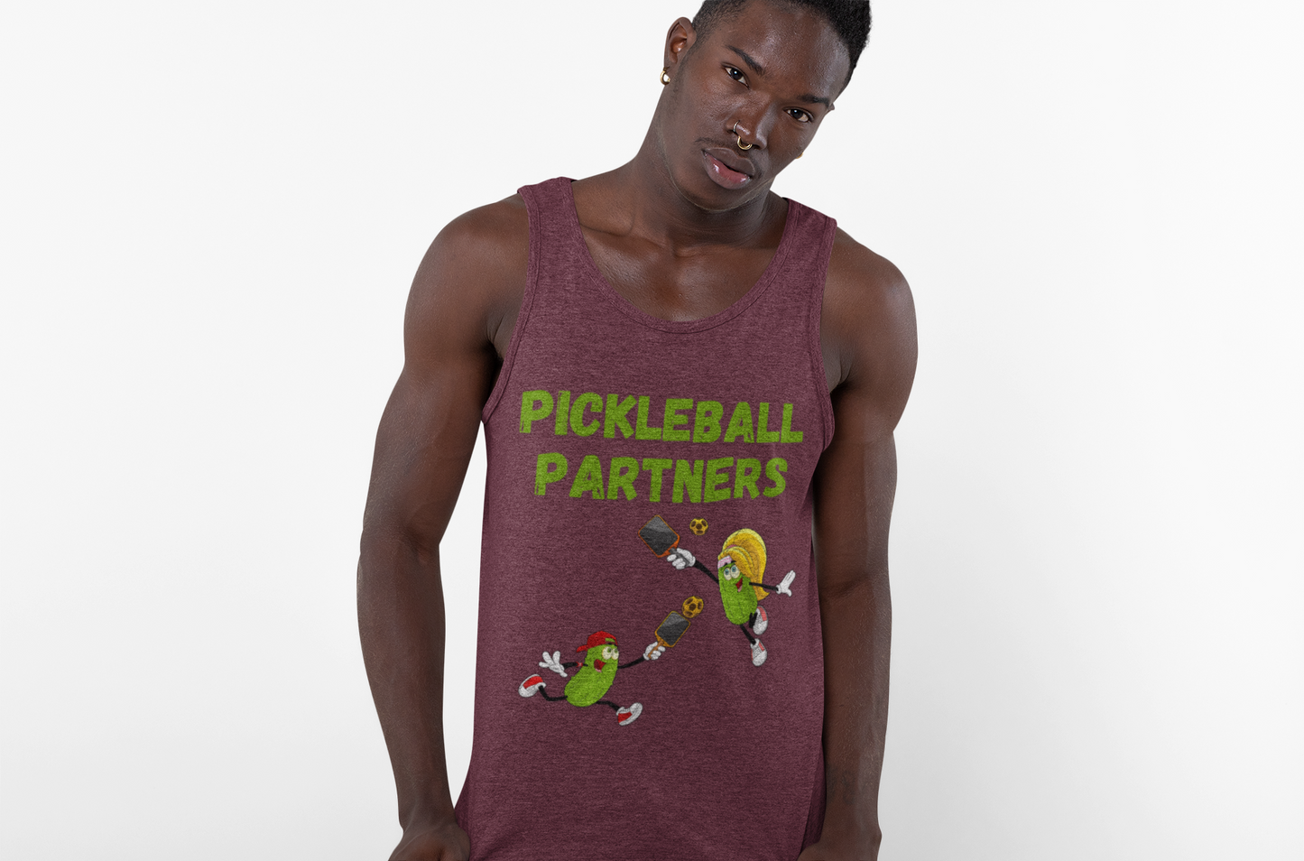 Pickleball Partners 2 // Unisex Heavy Cotton Tank Top