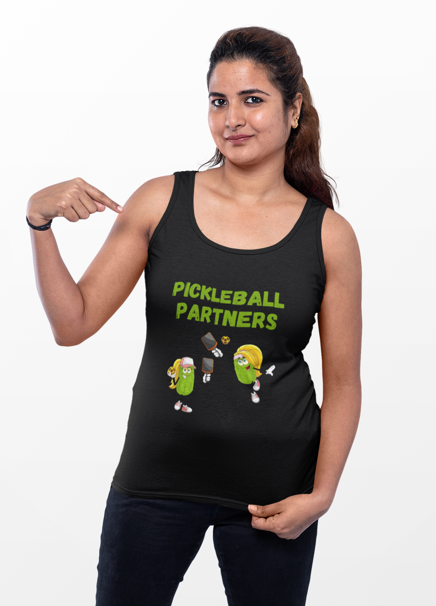 Pickleball Partners 3 // Unisex Heavy Cotton Tank Top