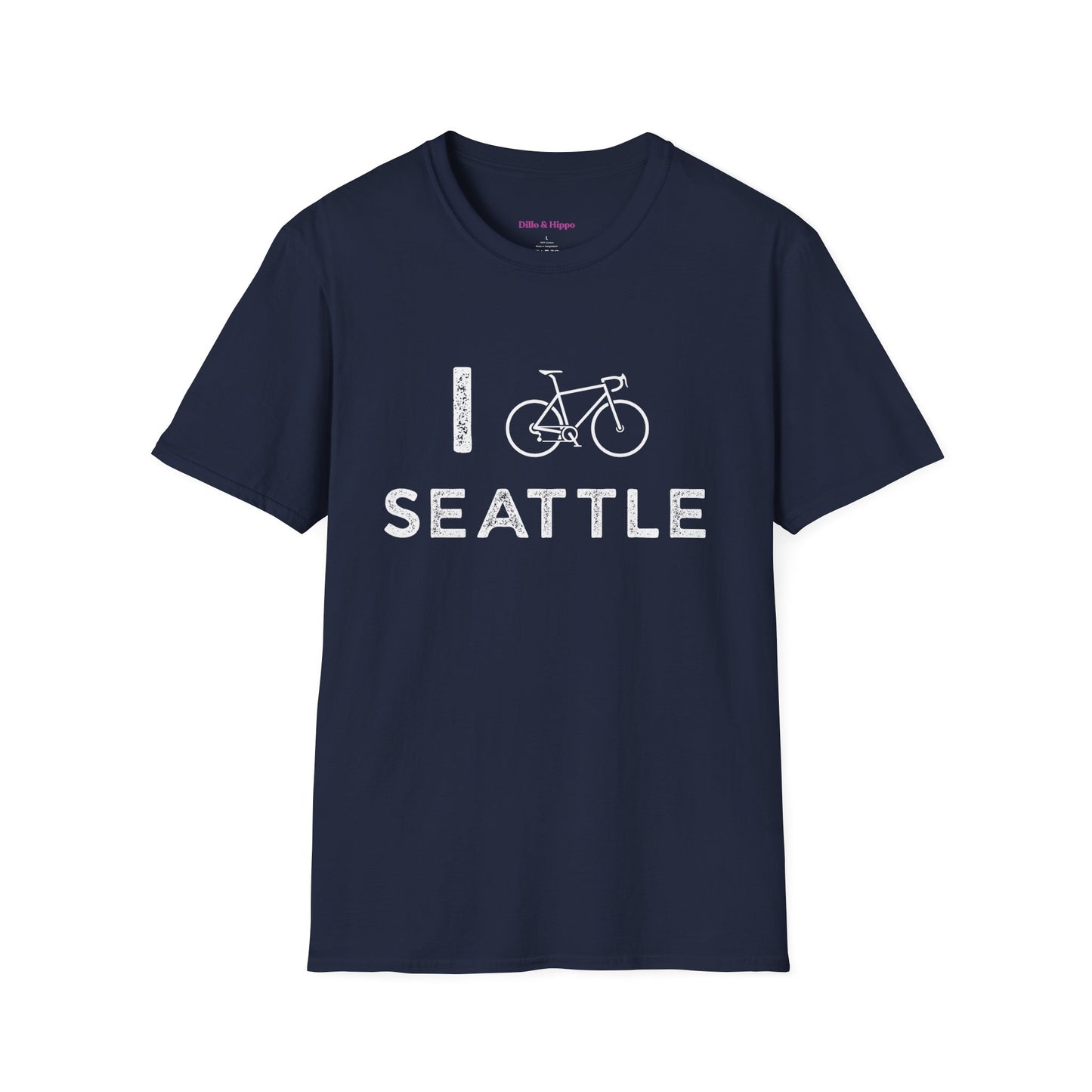 I (Road) Bike Seattle // Unisex Softstyle T-Shirt
