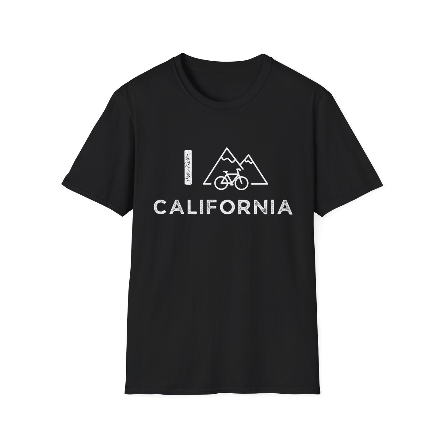I (Mountain) Bike California // Unisex Softstyle T-Shirt