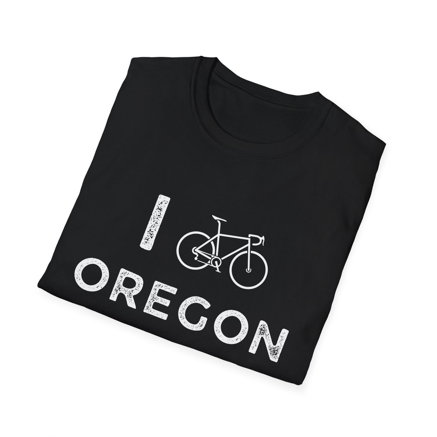 I (Road) Bike Oregon // Unisex Softstyle T-Shirt