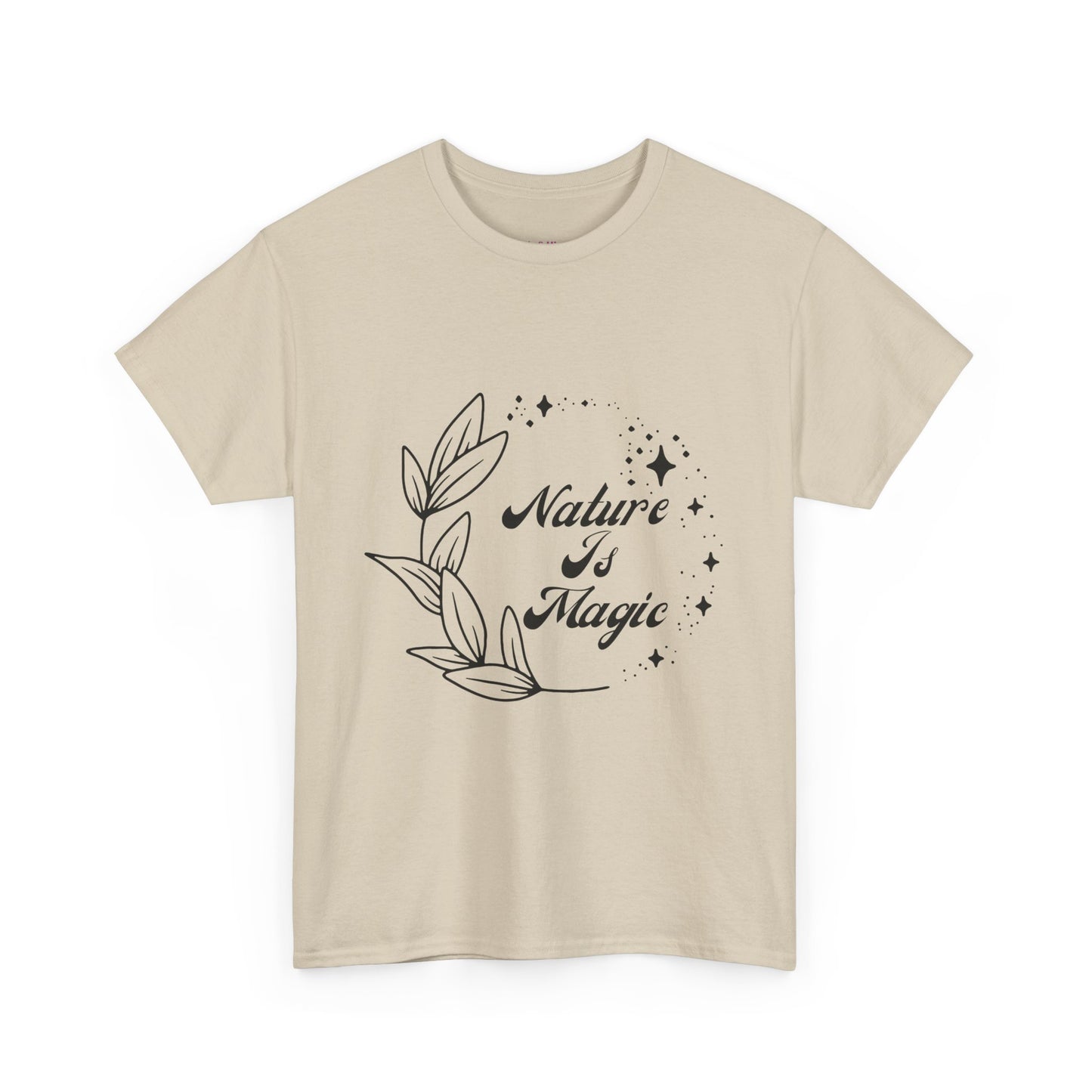 Nature is Magic // Unisex Heavy Cotton Tee - Nature-Themed Casual Wear