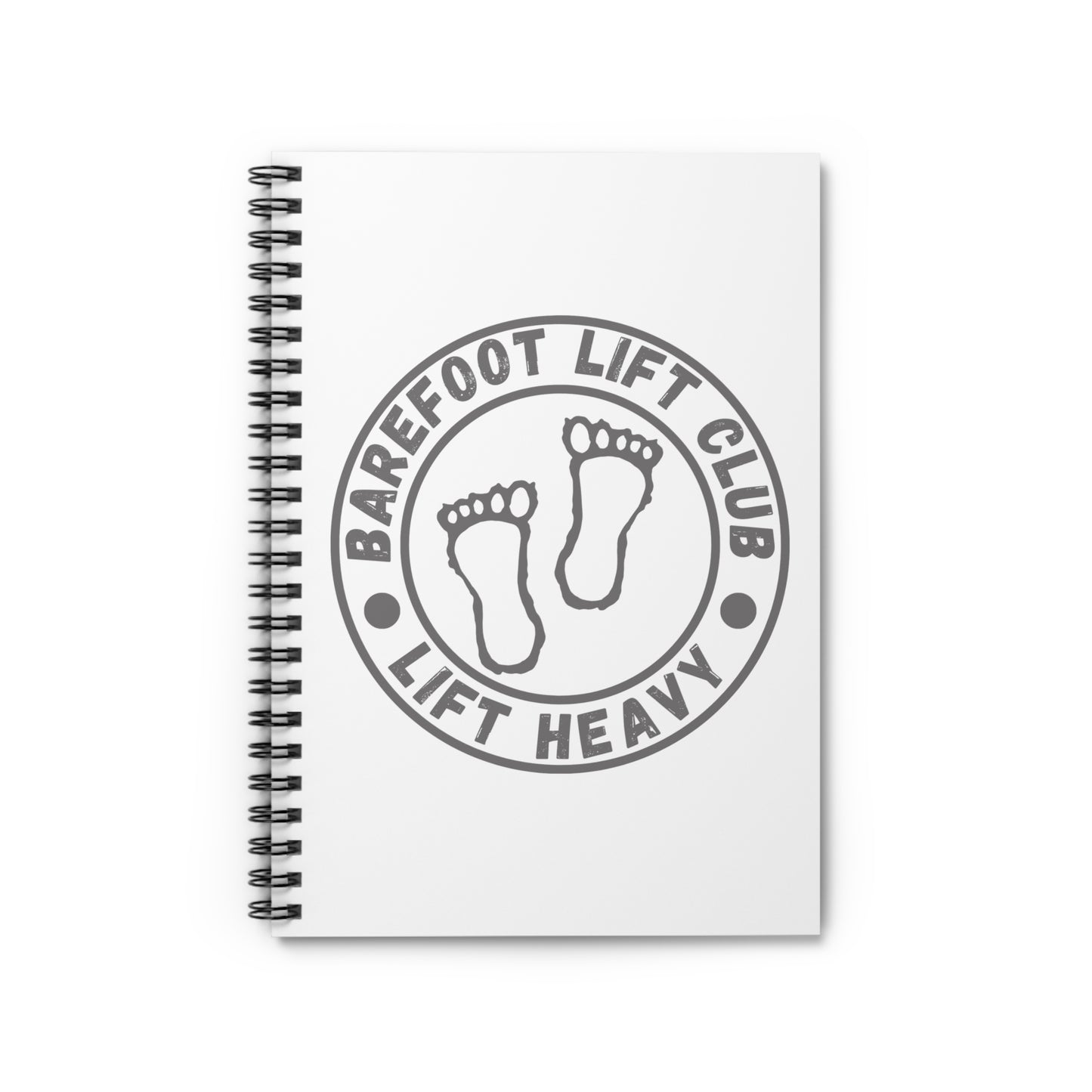 Barefoot Lift Club // Spiral Notebook - Ruled Line