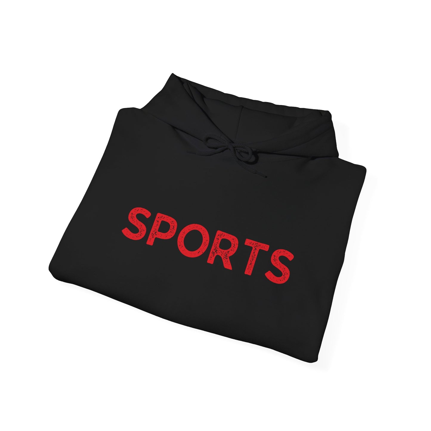 Sports // Unisex Heavy Blend™ Hooded Sweatshirt - Red Text