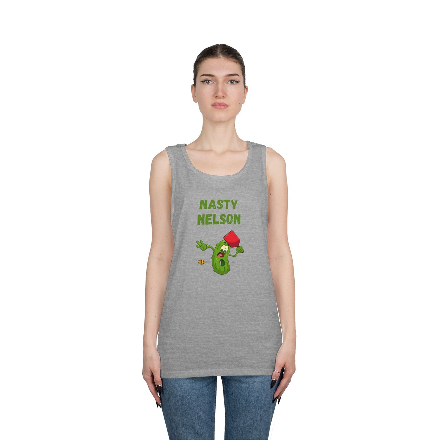 Pickleball // Nasty Nelson // Unisex Heavy Cotton Tank Top