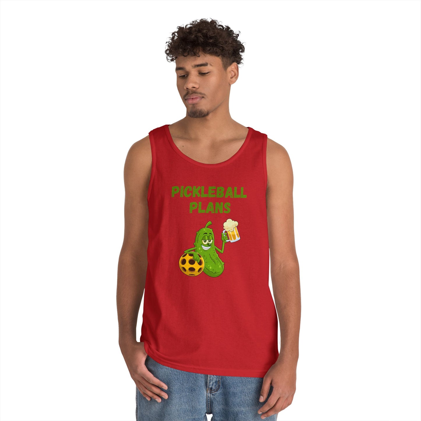 Pickleball Plans // Unisex Heavy Cotton Tank Top
