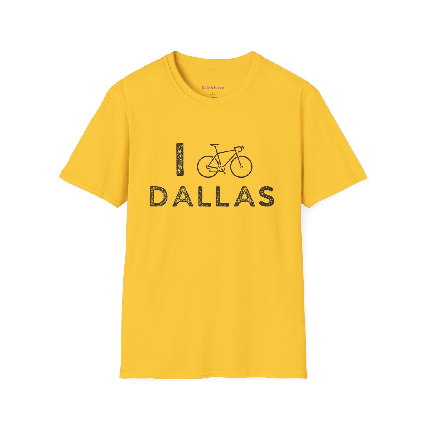 I (Road) Bike Dallas // Unisex Softstyle T-Shirt