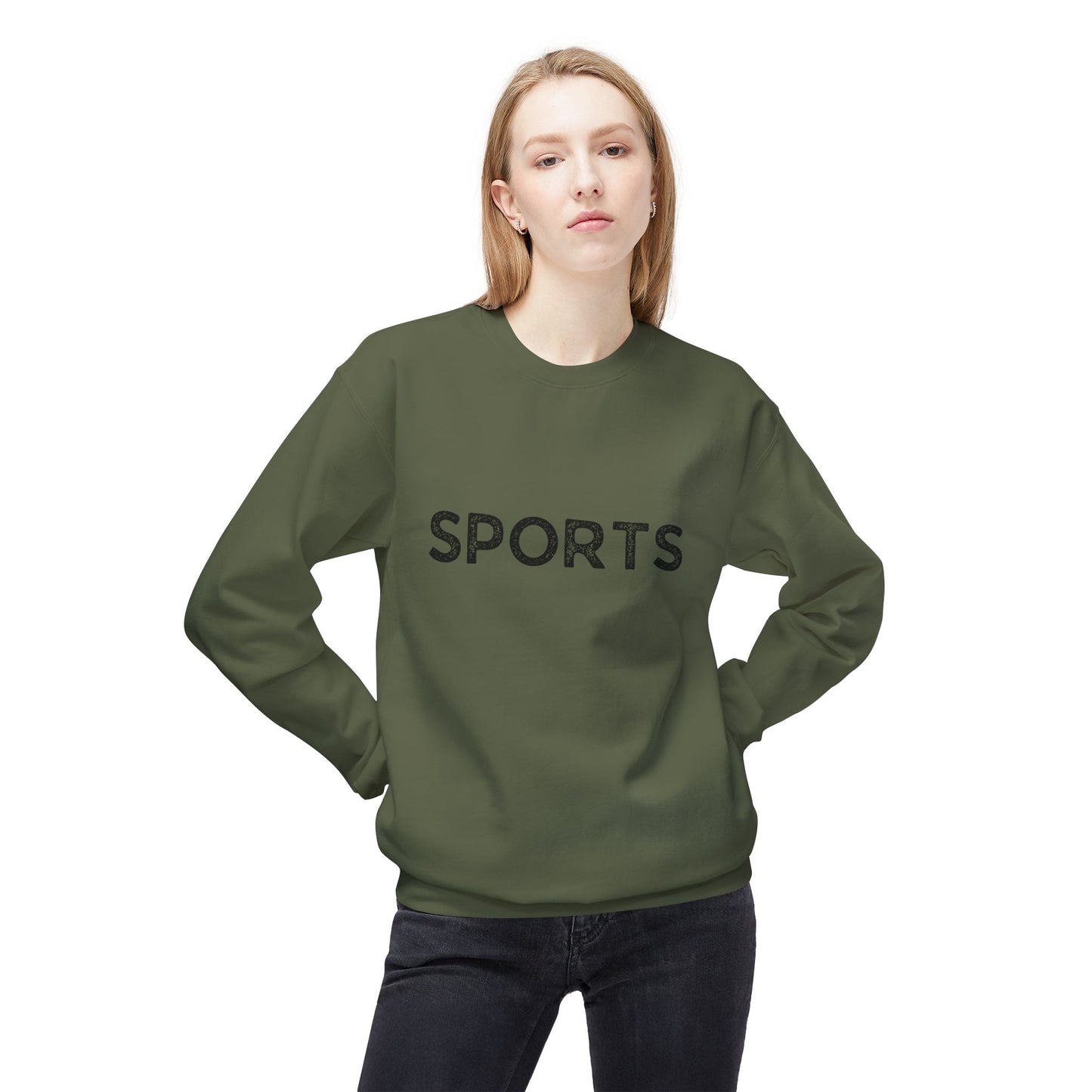 Sports // Unisex Midweight Softstyle Fleece Crewneck Sweatshirt
