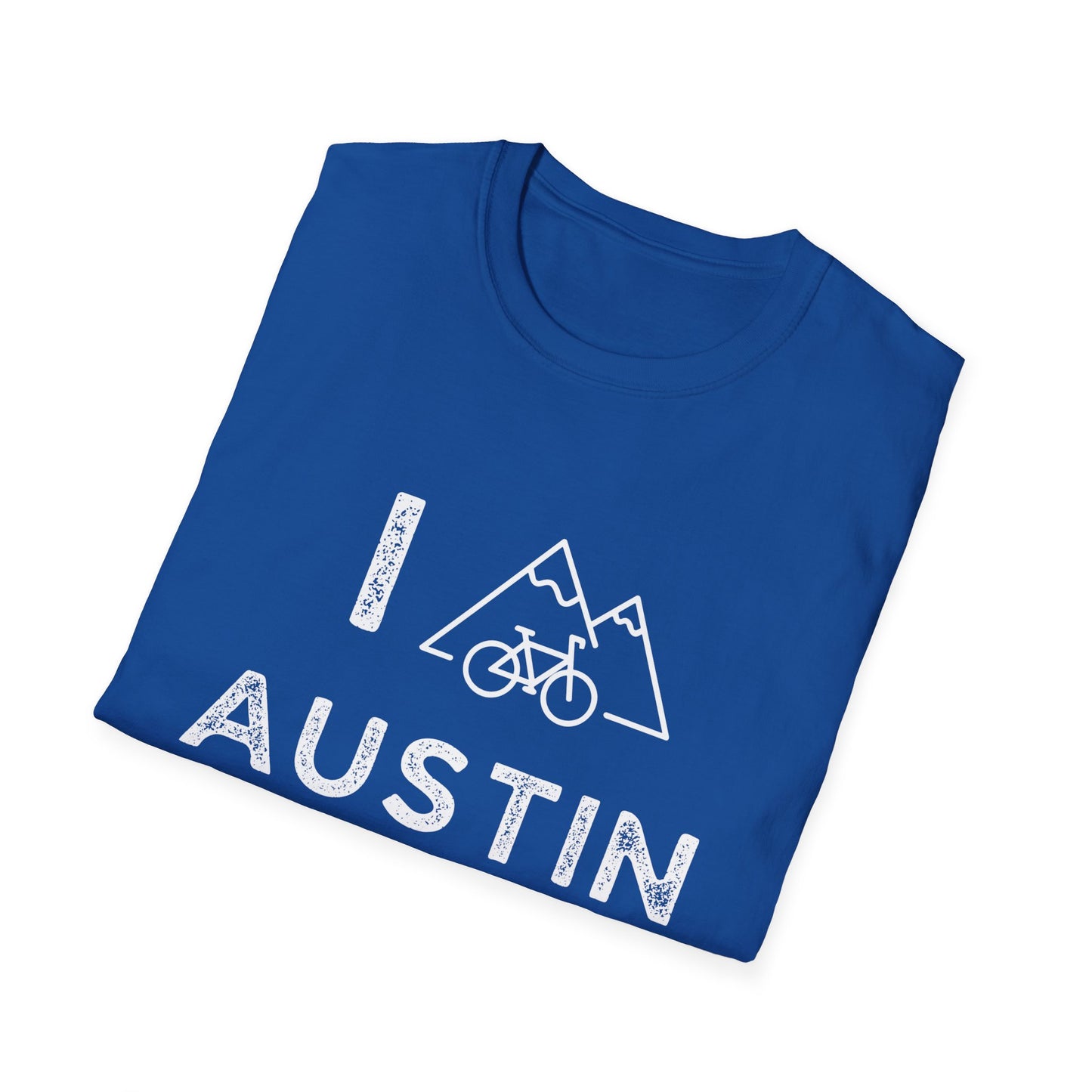 I (Mountain) Bike Austin // Unisex Softstyle T-Shirt