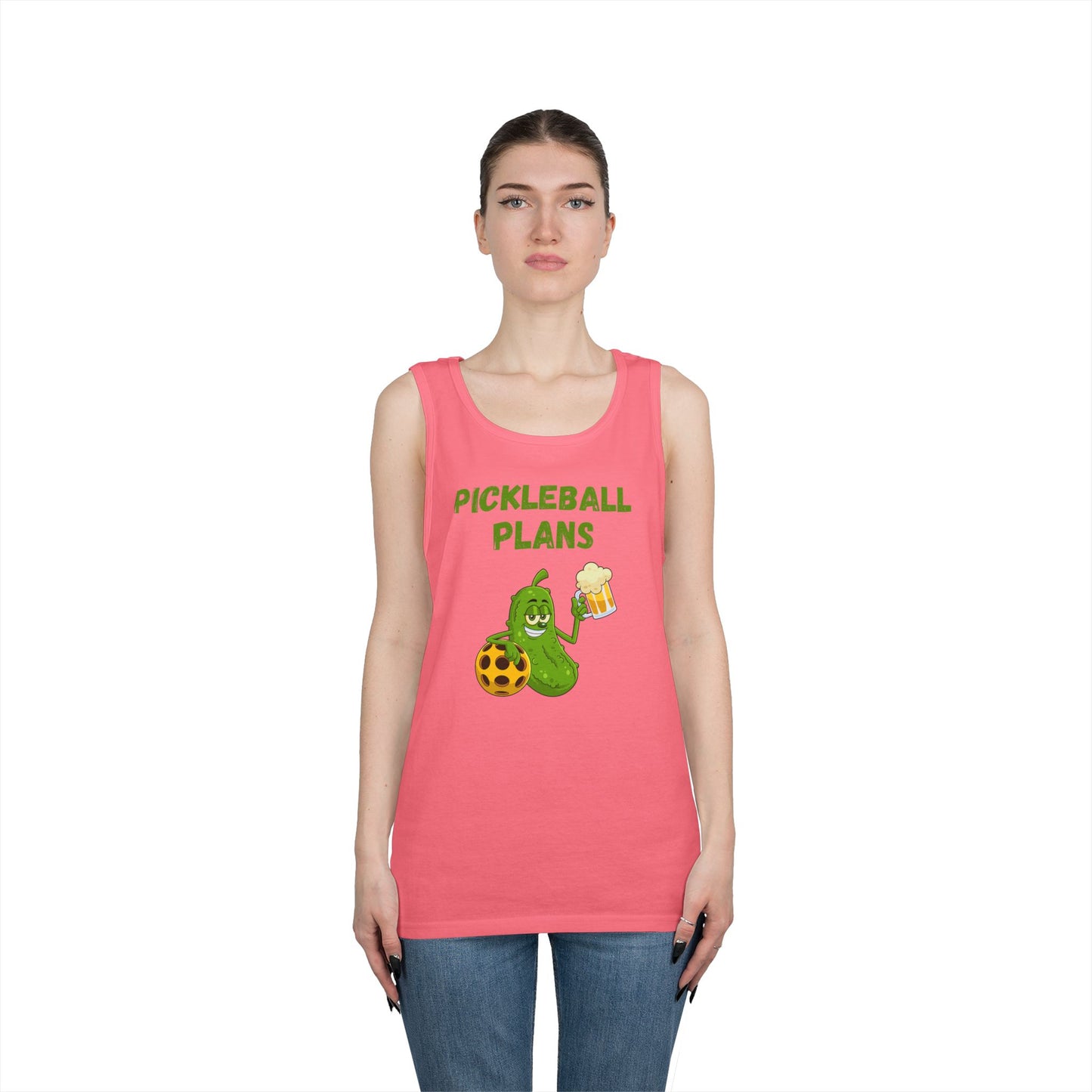 Pickleball Plans // Unisex Heavy Cotton Tank Top