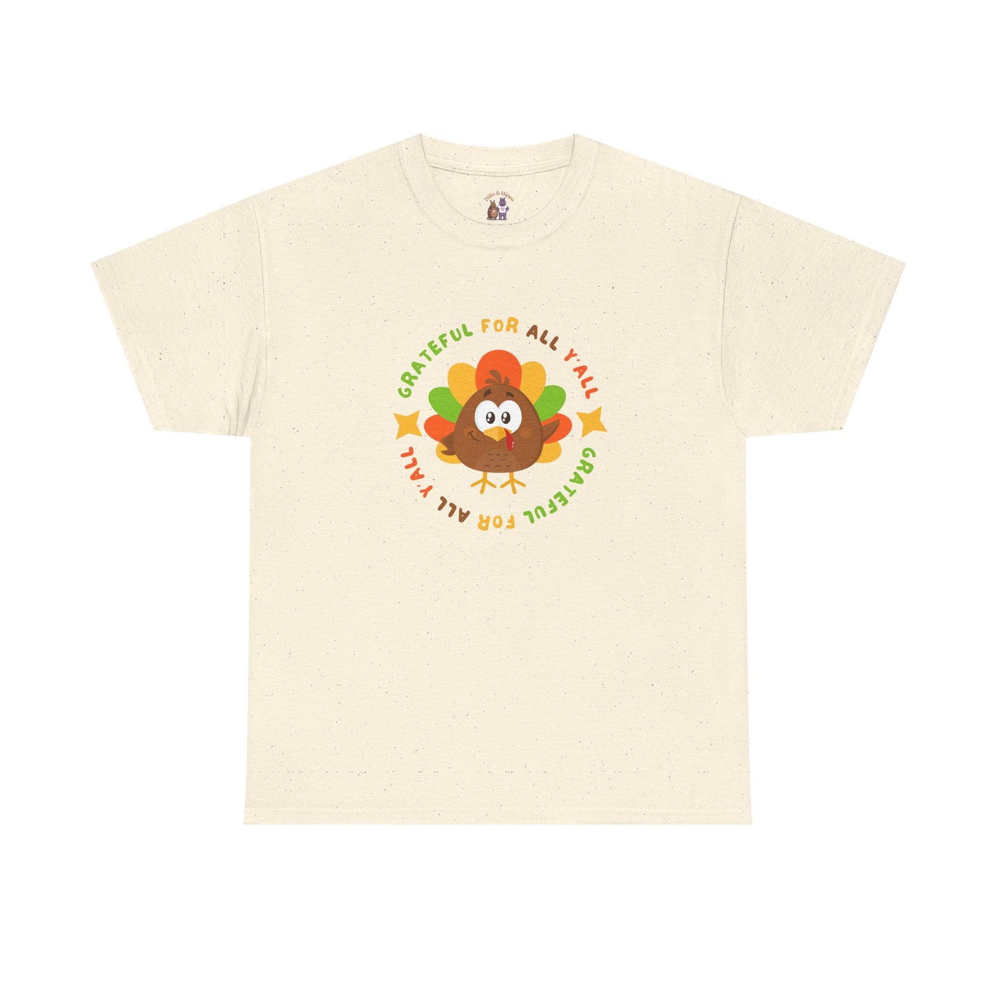 Grateful for All Y'all with Turkey // Unisex Jersey Short Sleeve Tee
