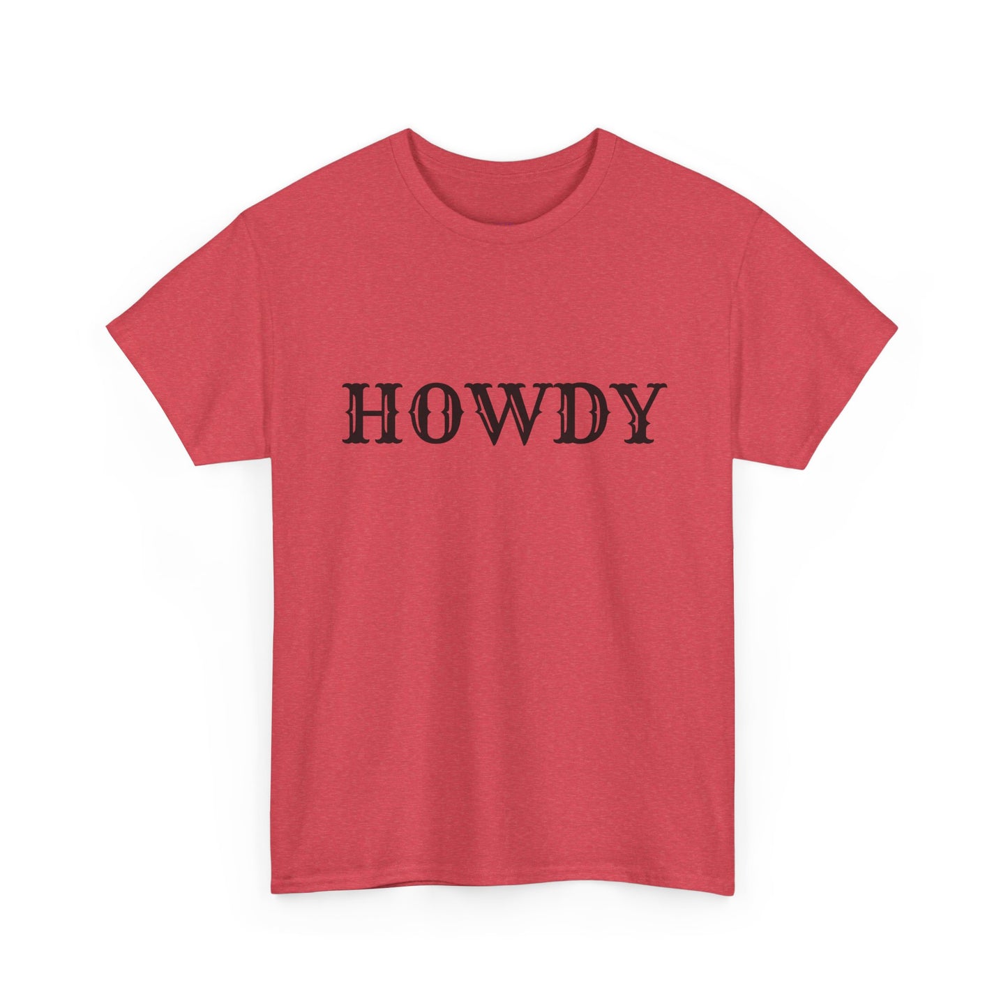 Howdy & Adios // Unisex Heavy Cotton Tee - Casual Statement Shirt