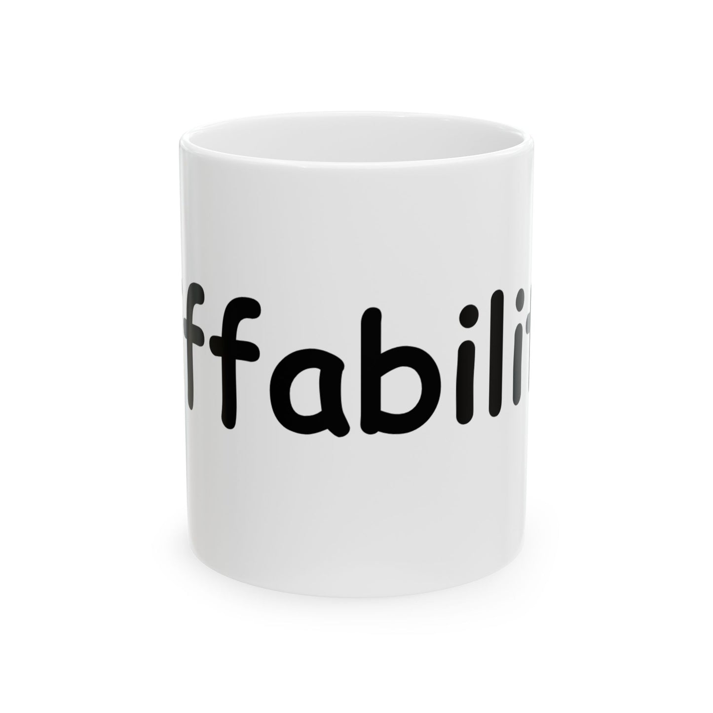 diffability // Ceramic Mug, (11oz, 15oz)