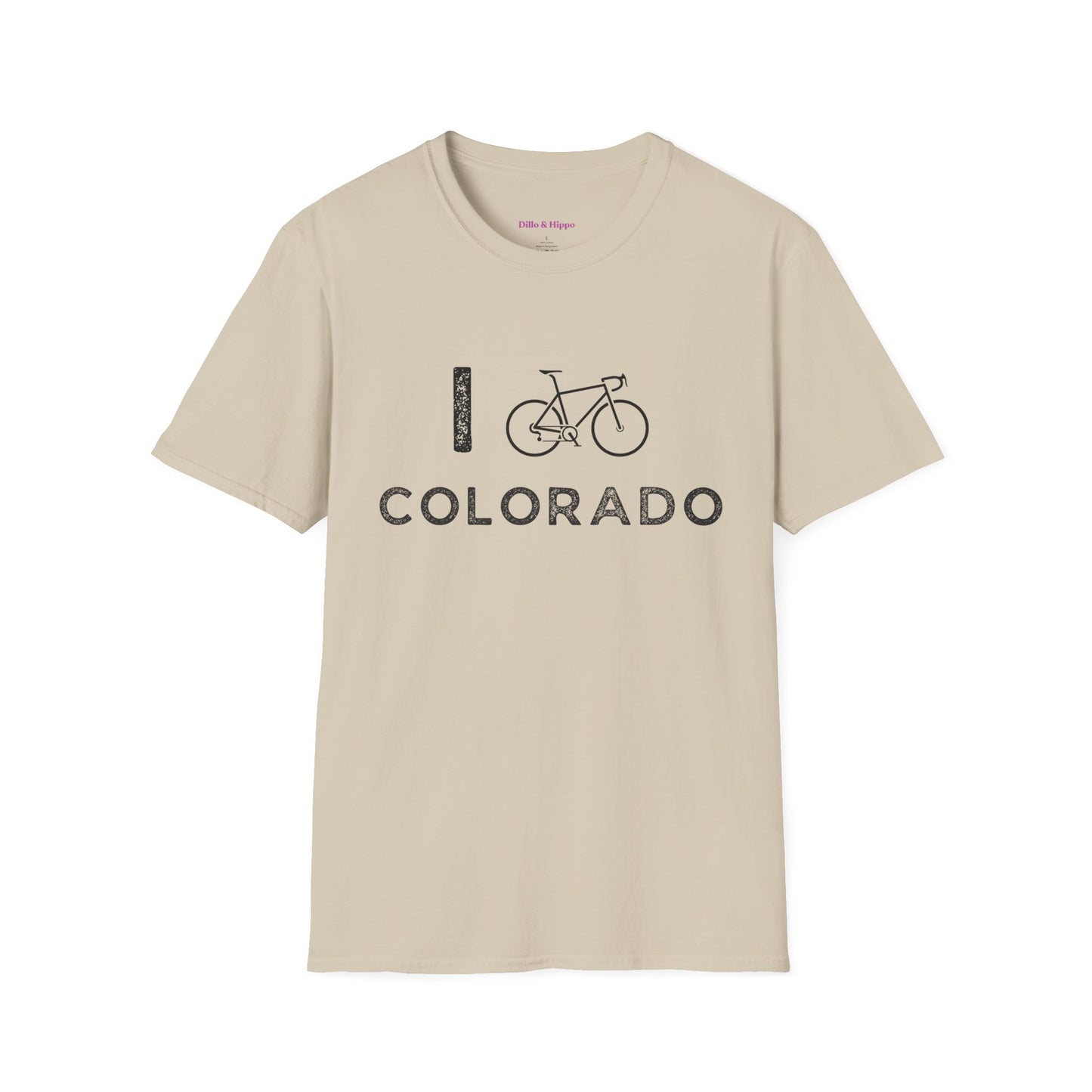 I (Road) Bike Colorado // Unisex Softstyle T-Shirt