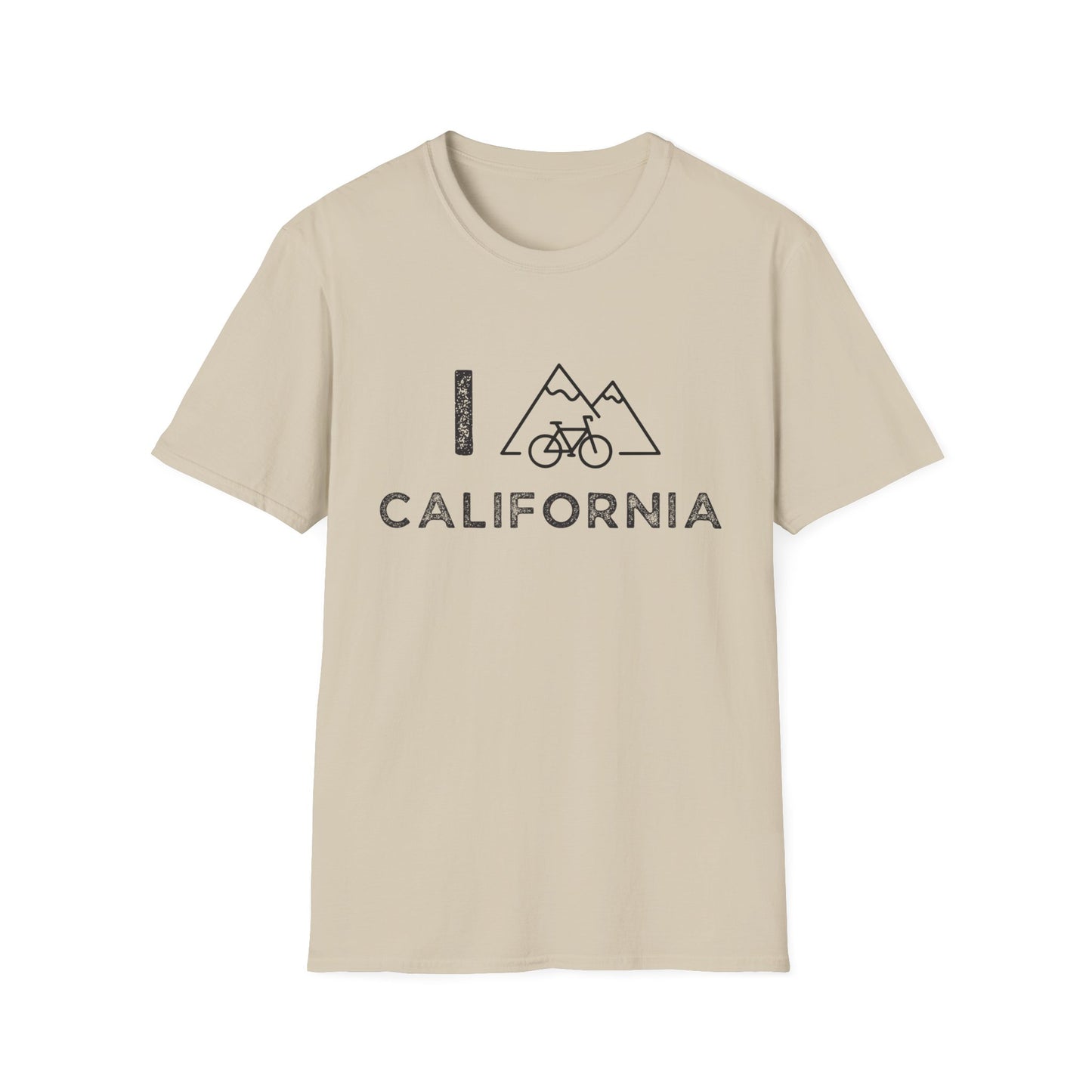 I (Mountain) Bike California // Unisex Softstyle T-Shirt