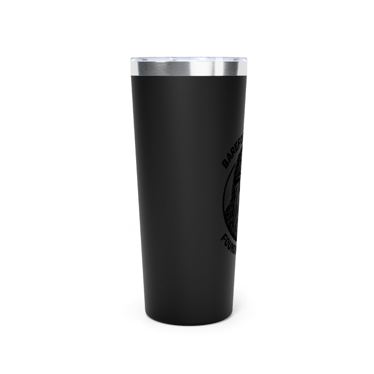 Barefoot Run Club Founding Member // Copper Vacuum Insulated Tumbler, 22oz - Blue Text