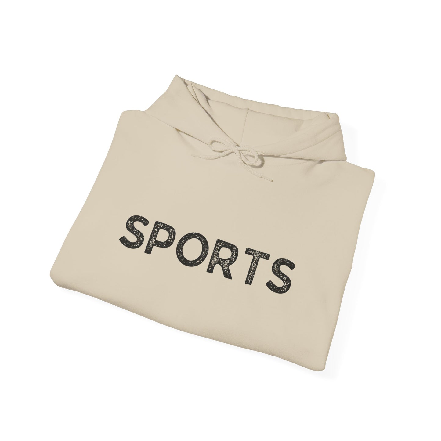 Sports // Unisex Heavy Blend™ Hooded Sweatshirt - Black Text