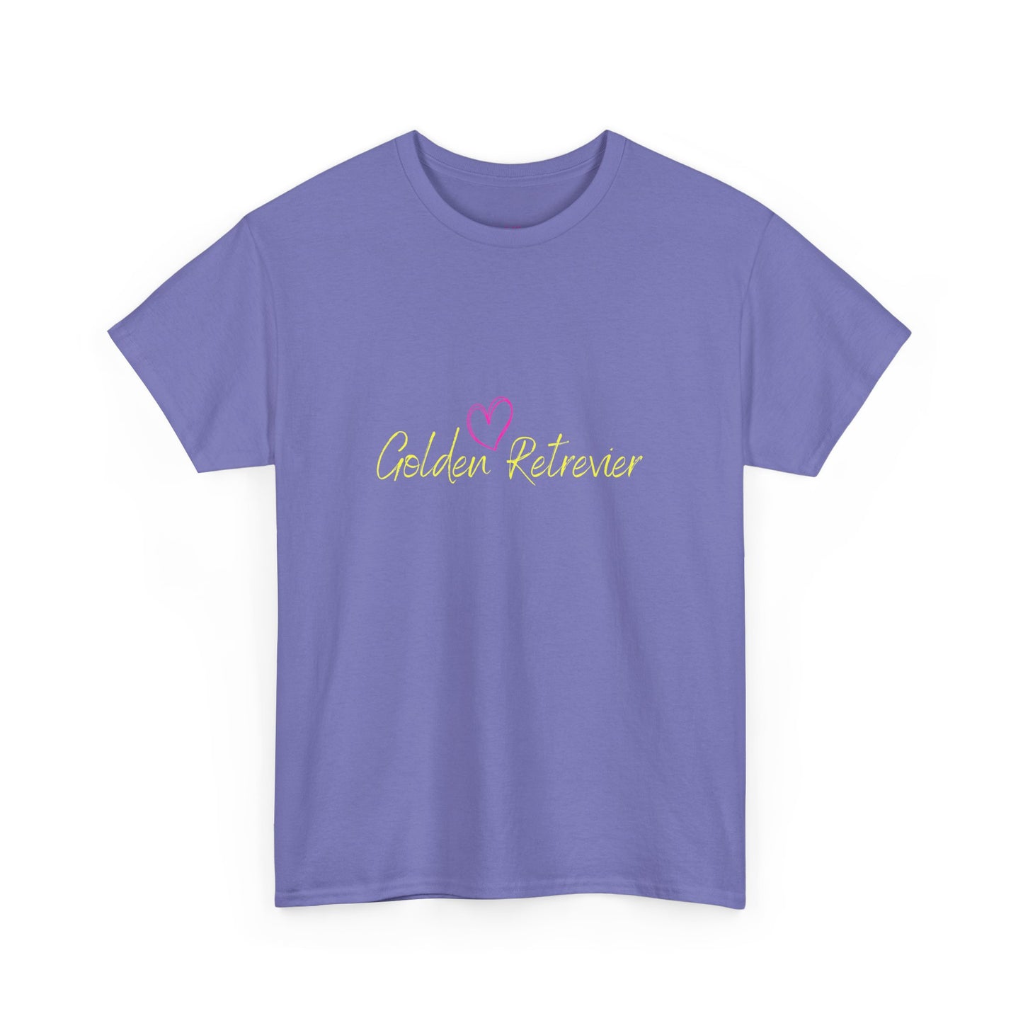 Golden Retriever Woofin' For My Black Cat // Unisex Heavy Cotton Tee - Relationship Dynamics