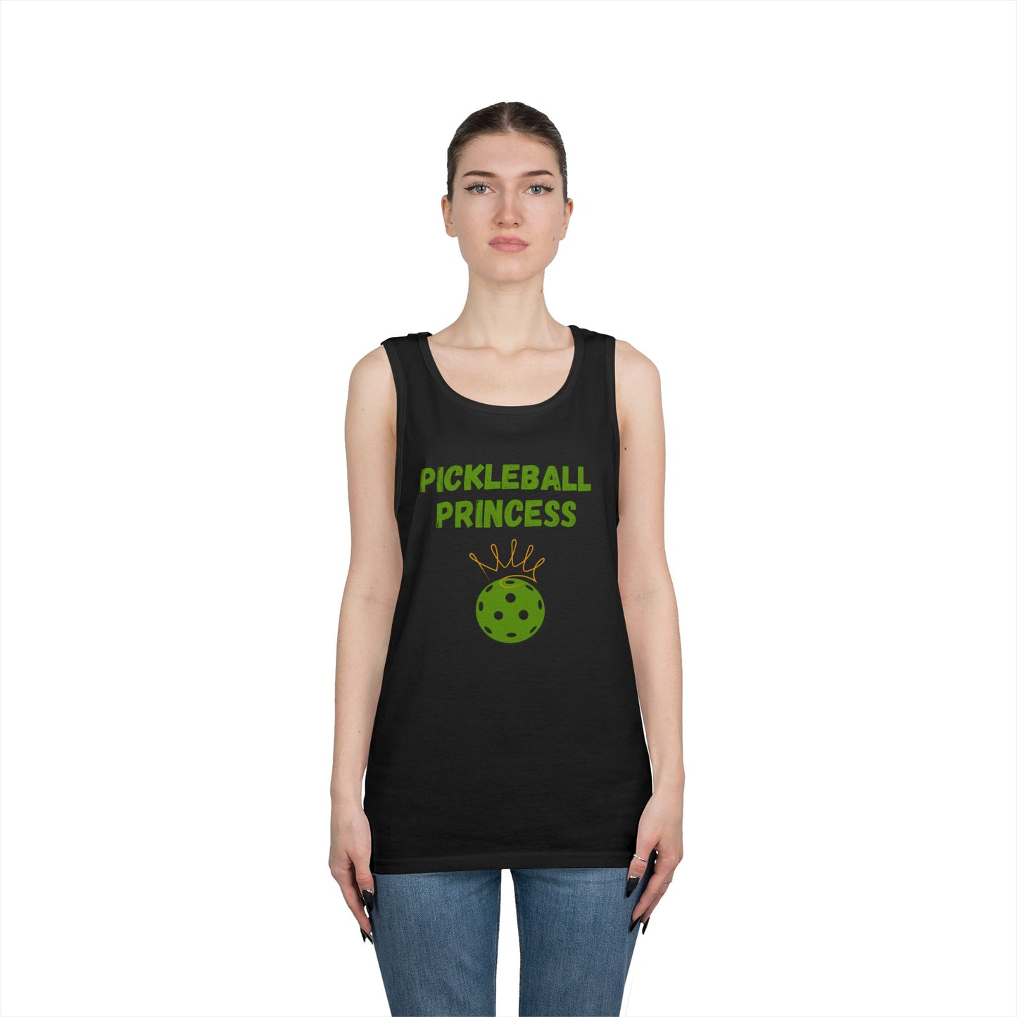 Pickleball Princess // Unisex Heavy Cotton Tank Top