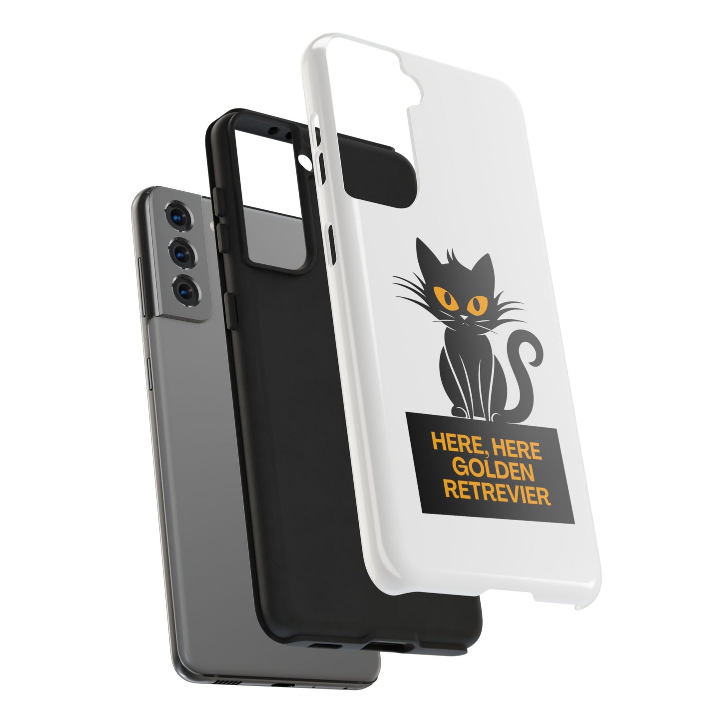 Here, Here Golden Retriever // Phone Case