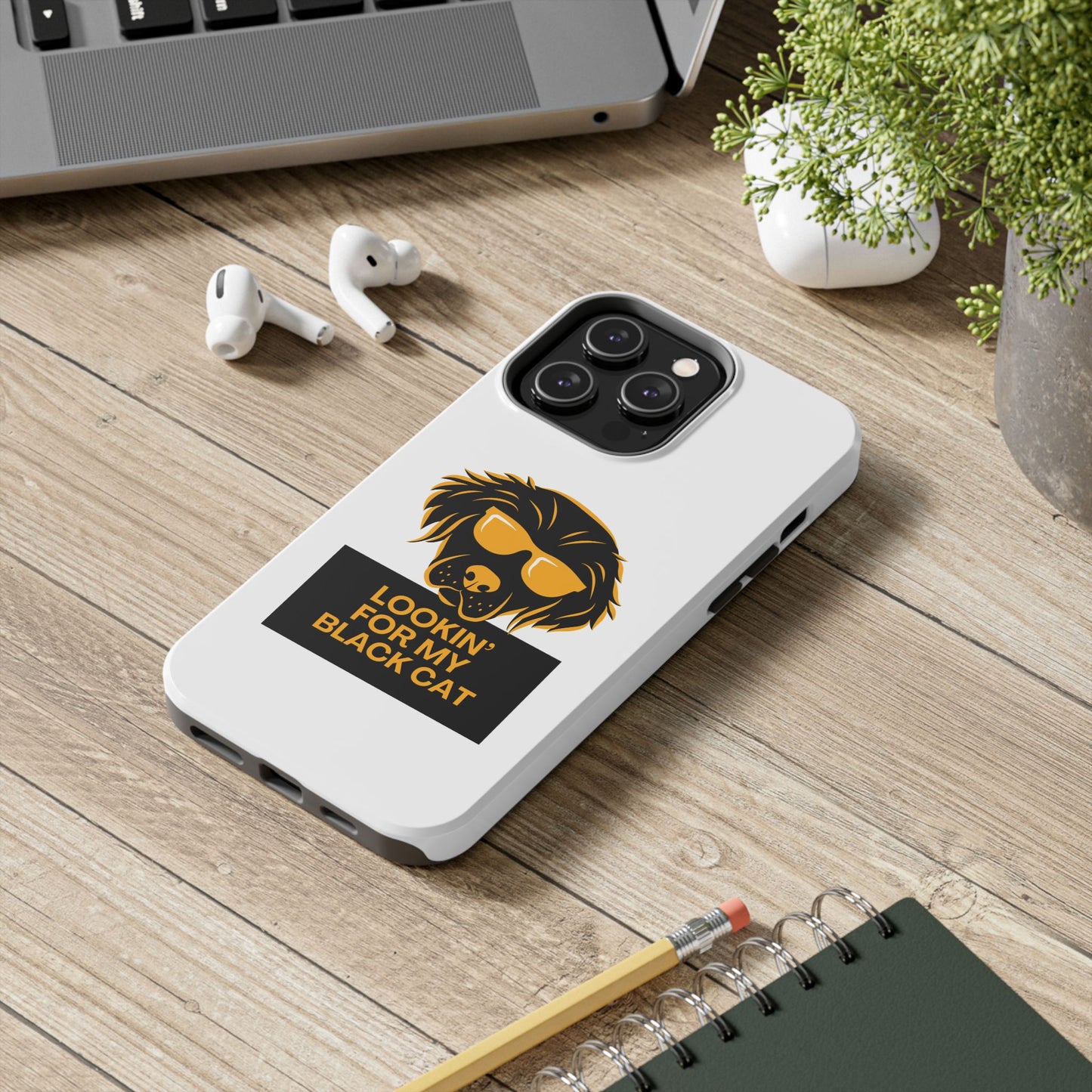 Lookin' For My Black Cat // Phone Case