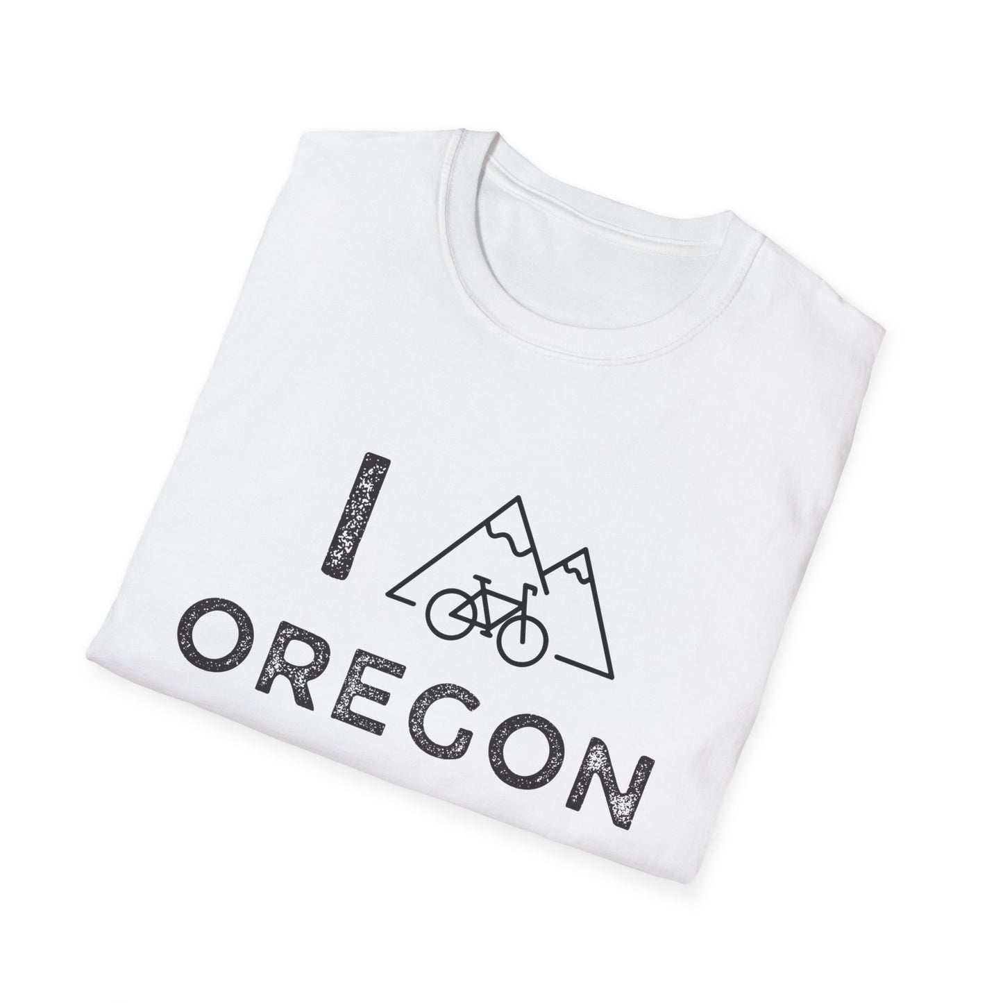 I (Mountain) Bike Oregon // Unisex Softstyle T-Shirt