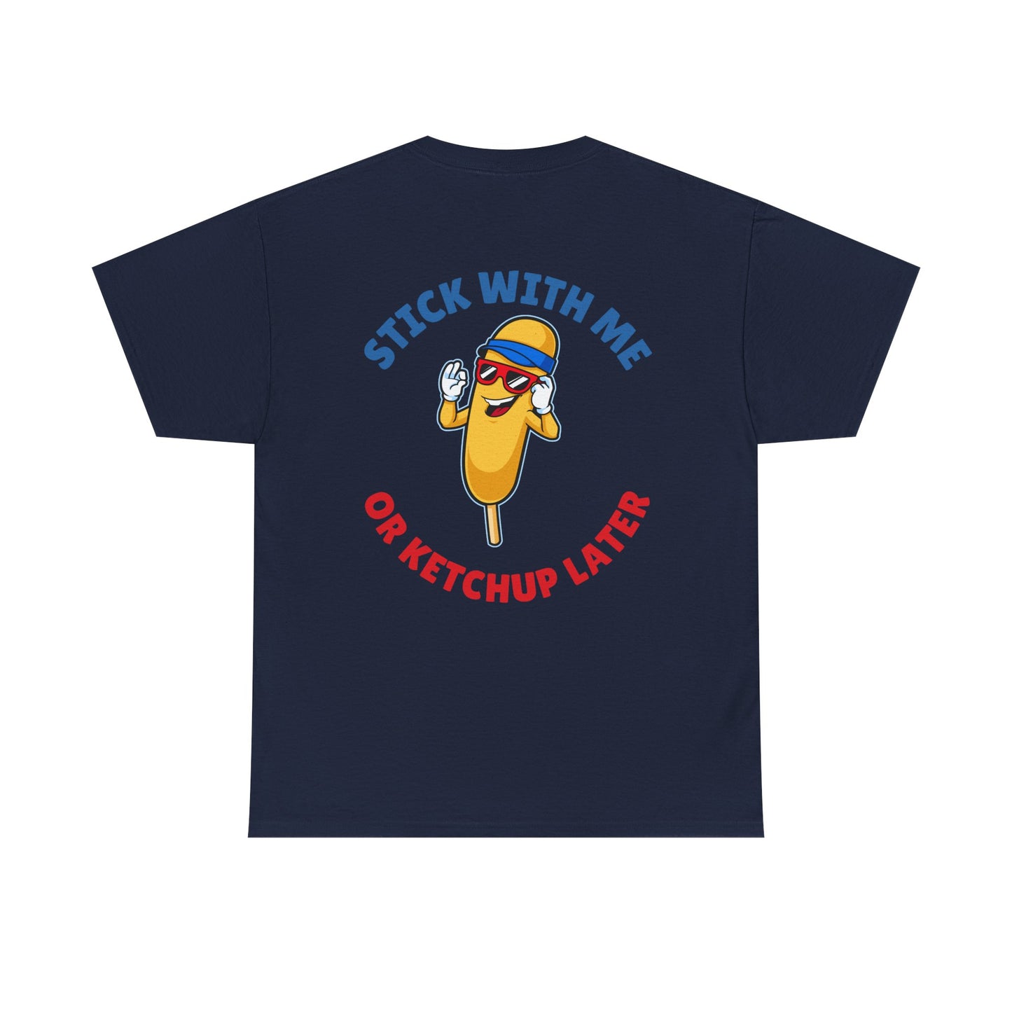 Funny Corndog Season // Unisex Heavy Cotton Tee | Perfect for Food Lovers and Festivals