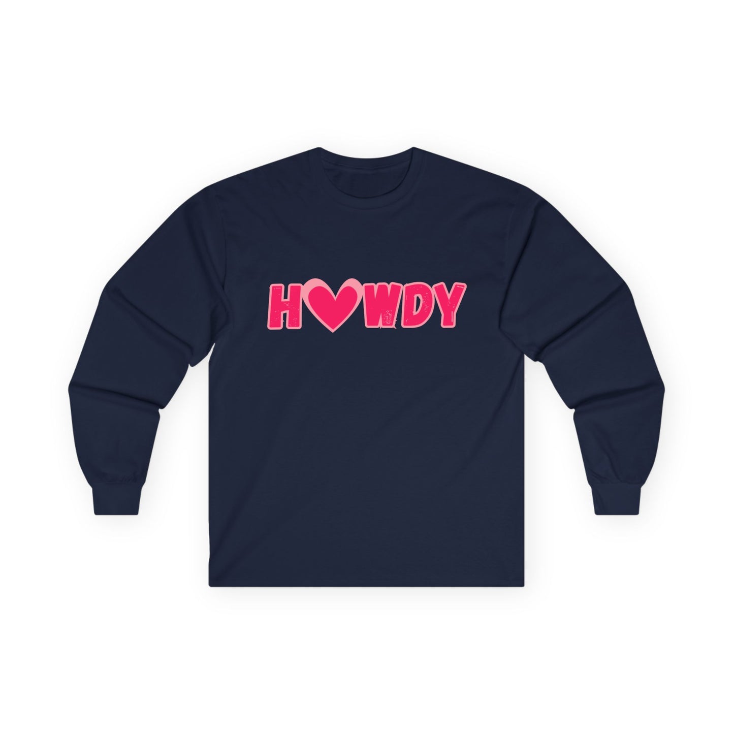 H<3wdy // Heart Long Sleeve Tee – Unisex Ultra Cotton Shirt for Casual Style